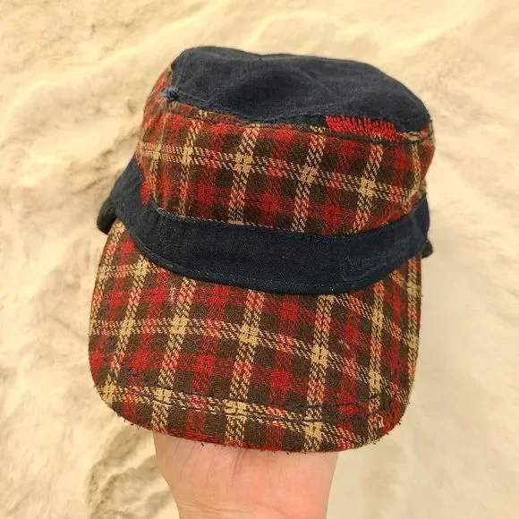 Cremieux plaid cap - Picture 1 of 4